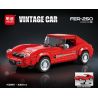 minGDi LEIBAO K2261 Vintage Car Fer-250 Xếp hình lắp ráp ghép mô hình Chiếc xe cổ điển Ferrari 250 GTO