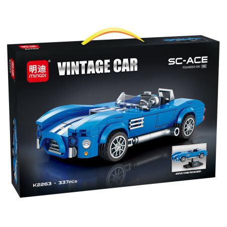 minGDi LEIBAO K2263 Vintage Car SC-ACE Xếp hình lắp ráp ghép mô hình Xe cổ điển SC-ACE