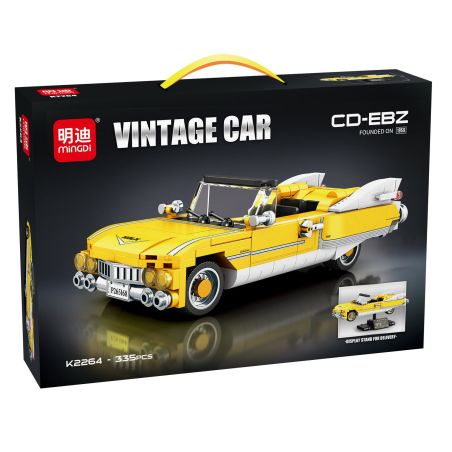 minGDi LEIBAO K2264 Vintage Car CD-EBZ Xếp hình lắp ráp ghép mô hình Xe cổ điển CD-EBZ