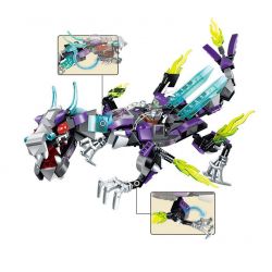 Enlighten 2211 Qman 2211 non  ĐẠI CHIẾN RỒNG bộ đồ chơi xếp lắp ráp ghép mô hình Creation Of The Gods NEZHA CONQUERS THE DRAGON Phong Thần 338 khối