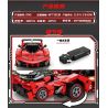 minGDi LEIBAO 8745 Xếp hình lắp ráp ghép mô hình Xe đua điều khiển từ xa 1:24