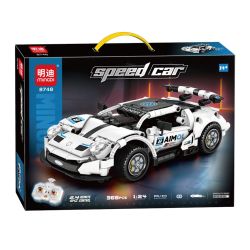 minGDi LEIBAO 8748 Xếp hình lắp ráp ghép mô hình Xe đua điều khiển từ xa 1:24