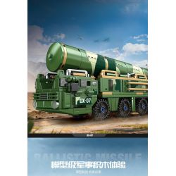 minGDi LEIBAO K3119 Xếp hình lắp ráp ghép mô hình Vũ khí quan trọng nhất của đất nước: Xe tên lửa DX-07