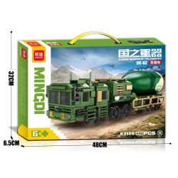 minGDi LEIBAO K3120 Xếp hình lắp ráp ghép mô hình Vũ khí quan trọng nhất của đất nước: Xe tên lửa DK-02