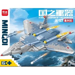 minGDi LEIBAO K3149 Xếp hình lắp ráp ghép mô hình Vũ khí quan trọng nhất của đất nước: Su-57 Felon