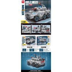 minGDi LEIBAO K3150 Xếp hình lắp ráp ghép mô hình Vũ khí quốc gia: Búp bê Pussycat EBAA