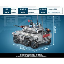 minGDi LEIBAO K3150 Xếp hình lắp ráp ghép mô hình Vũ khí quốc gia: Búp bê Pussycat EBAA