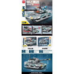 minGDi LEIBAO K3154 Xếp hình lắp ráp ghép mô hình Vũ khí quan trọng nhất của đất nước: Xe chiến đấu chống tăng MKV9O-TOR