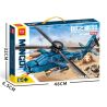 minGDi LEIBAO K3155 Xếp hình lắp ráp ghép mô hình Vũ khí quan trọng nhất của đất nước: AH-64GX Apache