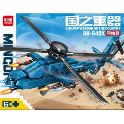 minGDi LEIBAO K3155 Xếp hình lắp ráp ghép mô hình Vũ khí quan trọng nhất của đất nước: AH-64GX Apache