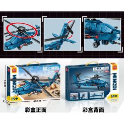 minGDi LEIBAO K3155 Xếp hình lắp ráp ghép mô hình Vũ khí quan trọng nhất của đất nước: AH-64GX Apache