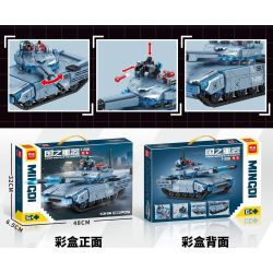 minGDi LEIBAO K3156 Xếp hình lắp ráp ghép mô hình Vũ khí quan trọng nhất của đất nước: xe tăng T-28U