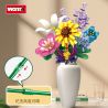 WOMA 11053 Xếp hình lắp ráp ghép mô hình bó hoa vĩnh cửu