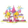 WOMA 11829 Fairy Land：Blossomspire Castle Xếp hình lắp ráp ghép mô hình Thành Phố Trong Mơ: Lâu Đài Tháp Hoa
