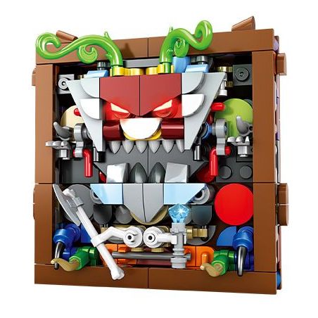 WOMA 11702 Halloween Devil Book Xếp hình lắp ráp ghép mô hình Sách ma quỷ Halloween 12 loại