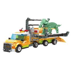 WOMA 19041 Dinosaur Xếp hình lắp ráp ghép mô hình vận chuyển khủng long