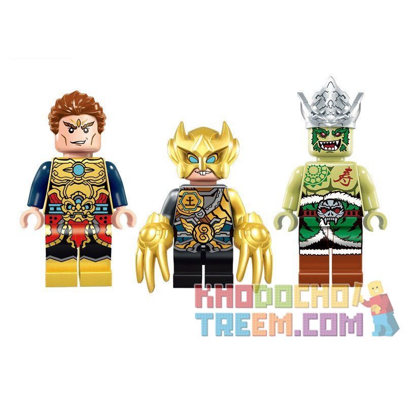 Enlighten 2213 Qman 2213 non  CHINH PHỤC DEMON bộ đồ chơi xếp lắp ráp ghép mô hình Creation Of The Gods CONQUERING THE DEMON Phong Thần 462 khối