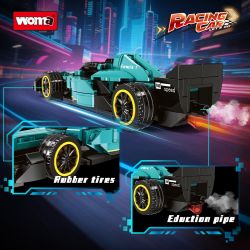 WOMA 11122 Xếp hình lắp ráp ghép mô hình cuộc đua