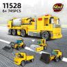WOMA 11528 Concrete Mixer Truck Xếp hình lắp ráp ghép mô hình Xe kỹ thuật bốn trong một