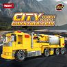 WOMA 11528 Concrete Mixer Truck Xếp hình lắp ráp ghép mô hình Xe kỹ thuật bốn trong một