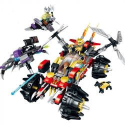 Enlighten 2213 Qman 2213 Xếp hình kiểu Lego CREATION OF THE GODS Conquering The Demon God Battle Yang Weiwei Chinh Phục DEMON 462 khối