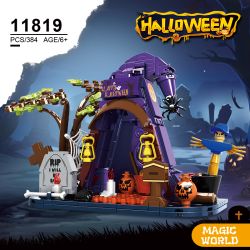 WOMA 11819 Halloween Tent Xếp hình lắp ráp ghép mô hình lều halloween