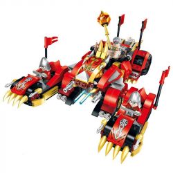 Enlighten 2214 Qman 2214 non  XE TĂNG LỬA KYLIN bộ đồ chơi xếp lắp ráp ghép mô hình Creation Of The Gods FIRE KYLIN TANK Phong Thần 478 khối