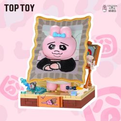 TOP TOY TC2617 Xếp hình lắp ráp ghép mô hình Cuộc sống hàng ngày của chú thỏ Pantrous 囧囧囧 Blind Box