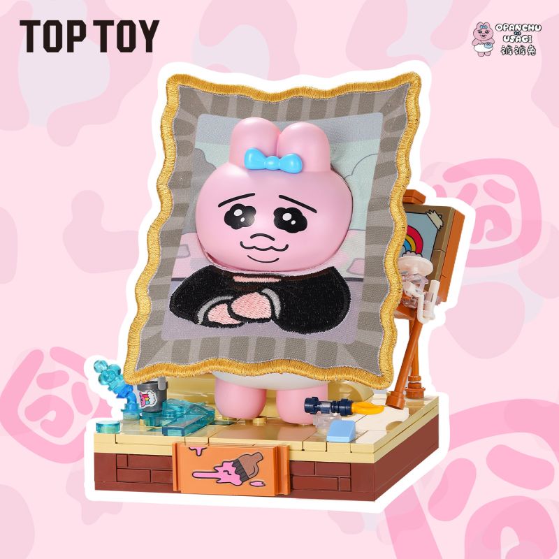 TOP TOY TC2617 Xếp hình lắp ráp ghép mô hình Cuộc sống hàng ngày của chú thỏ Pantrous 囧囧囧 Blind Box