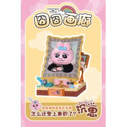TOP TOY TC2617 Xếp hình lắp ráp ghép mô hình Cuộc sống hàng ngày của chú thỏ Pantrous 囧囧囧 Blind Box