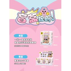 TOP TOY TC2617 Xếp hình lắp ráp ghép mô hình Cuộc sống hàng ngày của chú thỏ Pantrous 囧囧囧 Blind Box