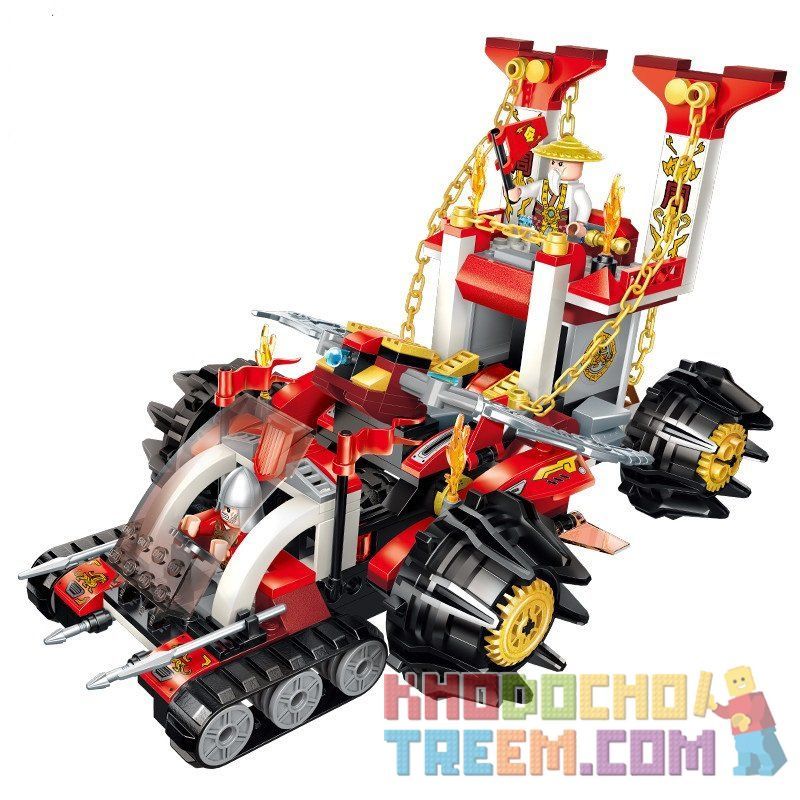 Enlighten 2215 Qman 2215 non  XE TĂNG CHỈ HUY bộ đồ chơi xếp lắp ráp ghép mô hình Creation Of The Gods COMMANDER CHARIOT Phong Thần 401 khối