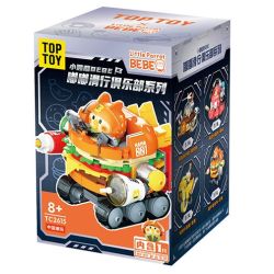 TOP TOY TC2615 Xếp hình lắp ráp ghép mô hình Câu lạc bộ trượt ván Little Parrot BEBE Dudu 4 mẫu