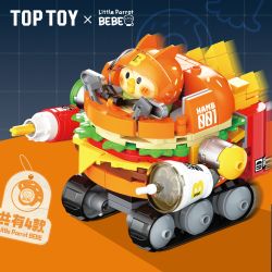 TOP TOY TC2615 Xếp hình lắp ráp ghép mô hình Câu lạc bộ trượt ván Little Parrot BEBE Dudu 4 mẫu