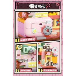 TOP TOY TC3612 Coffee House Xếp hình lắp ráp ghép mô hình Có chuyên ngành diệt chuột: cà phê thuốc diệt chuột