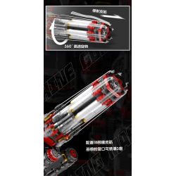 JAKI KK001 Xếp hình lắp ráp ghép mô hình Cỗ máy hoang dã: Máy xé áo giáp hạng nặng Gatling