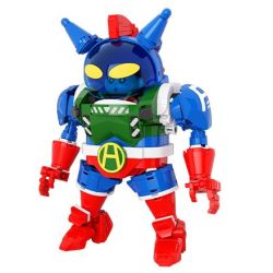 JAKI HK606 Xếp hình lắp ráp ghép mô hình Crayon Shin-chan: Bộ giáp siêu nhân năng động dễ thương