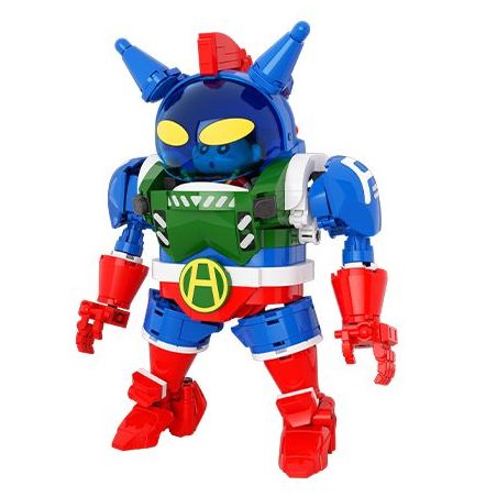 JAKI HK606 Xếp hình lắp ráp ghép mô hình Crayon Shin-chan: Bộ giáp siêu nhân năng động dễ thương