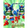 JAKI HK606 Xếp hình lắp ráp ghép mô hình Crayon Shin-chan: Bộ giáp siêu nhân năng động dễ thương