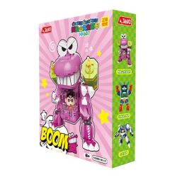JAKI HK607 Xếp hình lắp ráp ghép mô hình Crayon Shin-chan: Bộ giáp dễ thương của ông Crocodile Mountain