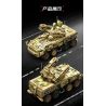 SEMBO 203272 Xếp hình lắp ráp ghép mô hình Xe tăng phòng không 625E 1:28