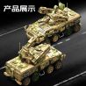 SEMBO 203272 Xếp hình lắp ráp ghép mô hình Xe tăng phòng không 625E 1:28
