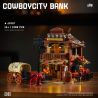 small angle JD110 Cowboy City Bank Xếp hình lắp ráp ghép mô hình Thị trấn cao bồi: Ngân hàng