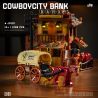 small angle JD110 Cowboy City Bank Xếp hình lắp ráp ghép mô hình Thị trấn cao bồi: Ngân hàng