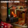 small angle JD110 Cowboy City Bank Xếp hình lắp ráp ghép mô hình Thị trấn cao bồi: Ngân hàng