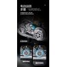 XINZHUAN XZ0014 Stormcore V2 Engine Xếp hình lắp ráp ghép mô hình Động cơ đầu dẹt của Harley