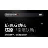 XINZHUAN XZ0014 Stormcore V2 Engine Xếp hình lắp ráp ghép mô hình Động cơ đầu dẹt của Harley