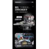 XINZHUAN XZ0015 Stormcore V2 Engine Xếp hình lắp ráp ghép mô hình Động cơ đầu chai của Harley