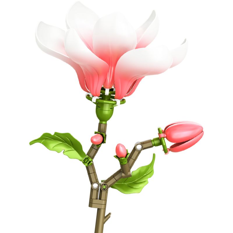 PanlosBrick 655075 Panlos Brick 655075 HOA MỘC LAN bộ đồ chơi xếp lắp ráp ghép mô hình Creator Sáng Tạo 68 khối