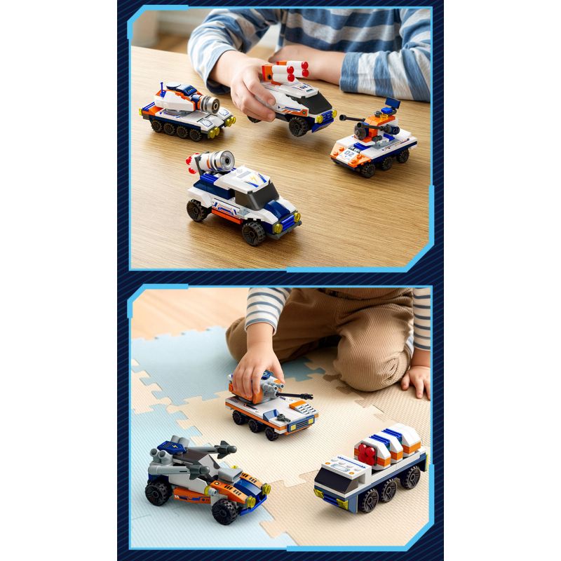 GUDI 40102 SIÊU ĐỘI THUNDER TANK 8 TỔ HỢP bộ đồ chơi xếp lắp ráp ghép mô hình Military Army Quân Sự Bộ Đội 634 khối